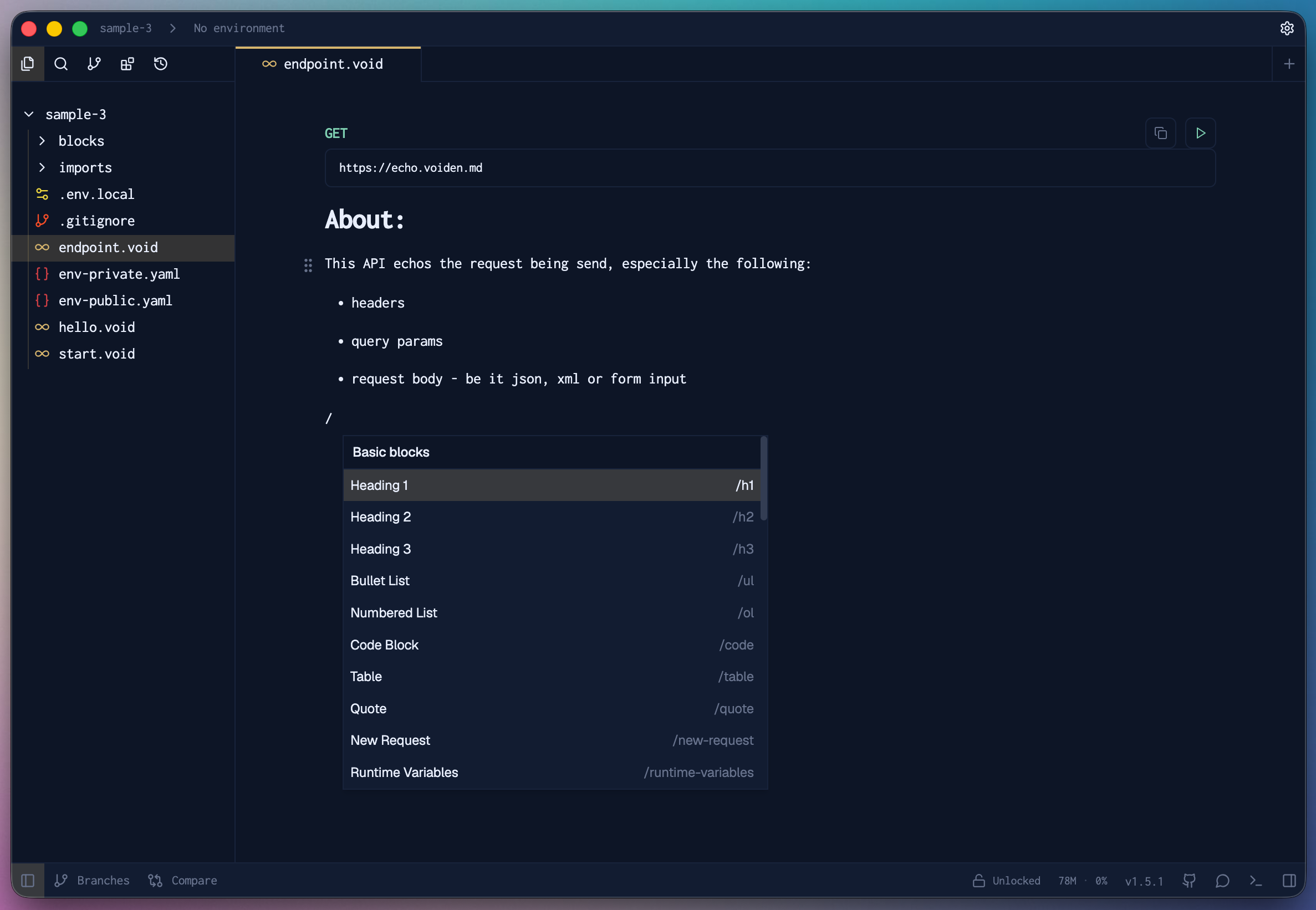 All Rest API Blocks