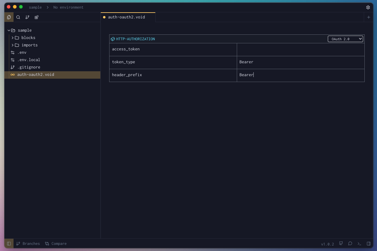 Authorization OAuth1 Slash Command