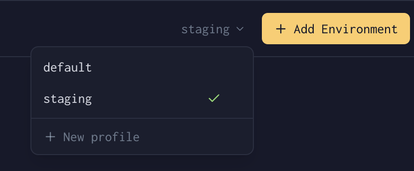 Advanced Enviroment Profile