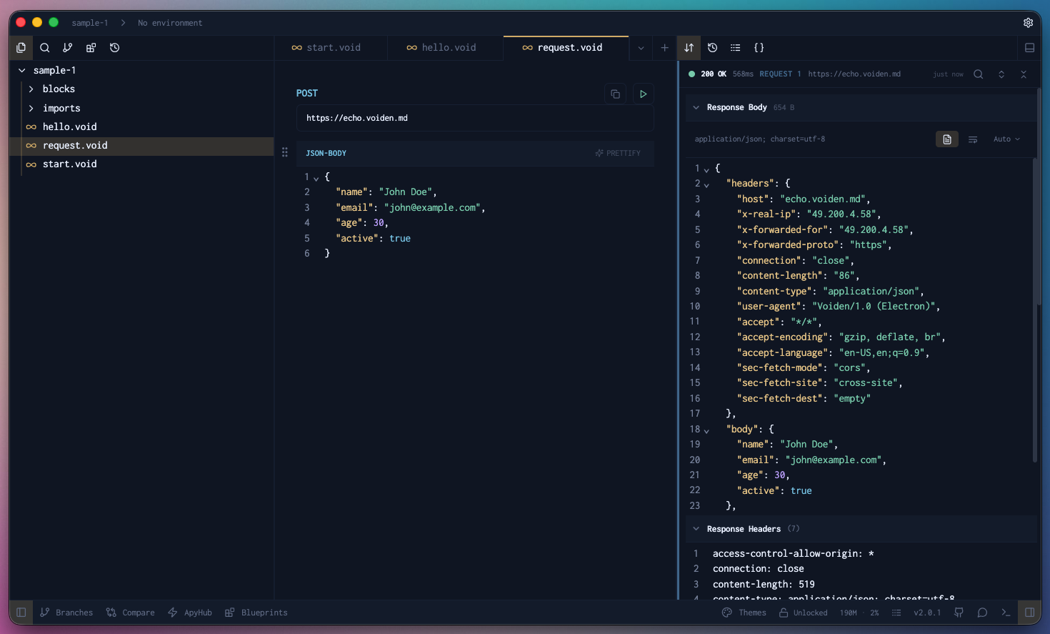 json