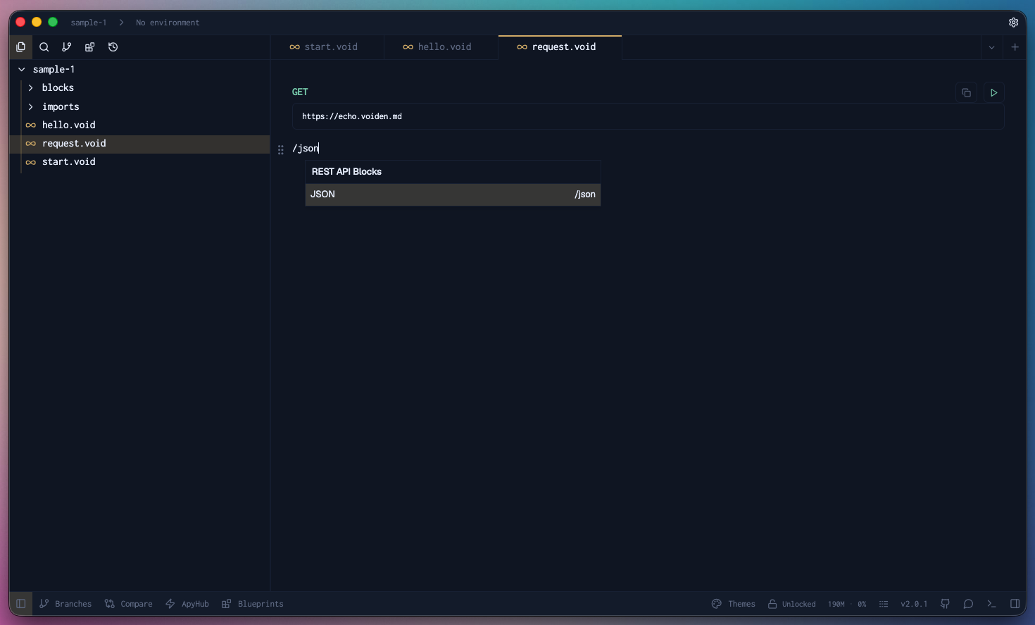 json