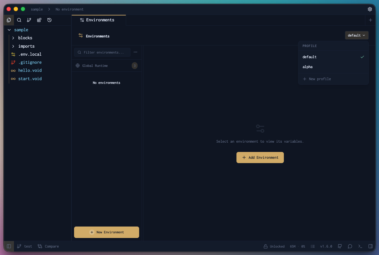 profile-env